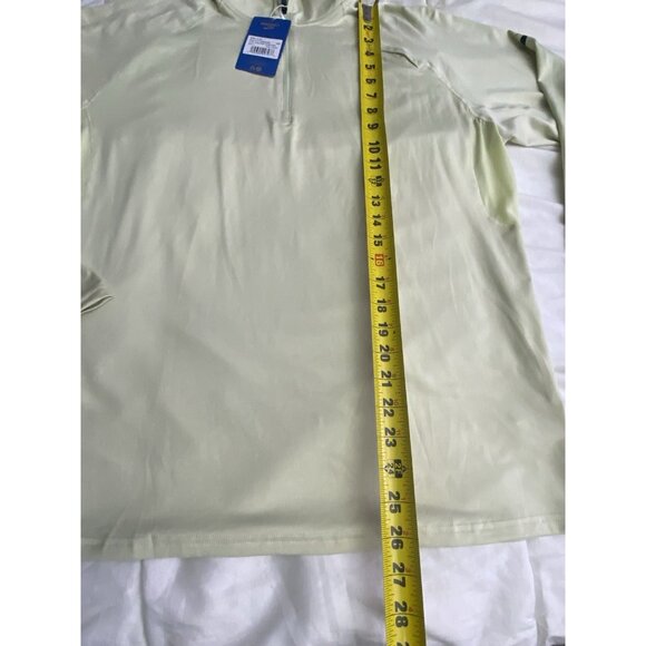 Brooks Mens Size XL Heather Honeydew Dash 1/2 Zip Pullover Thumb Loops Wicking - Picture 6 of 10